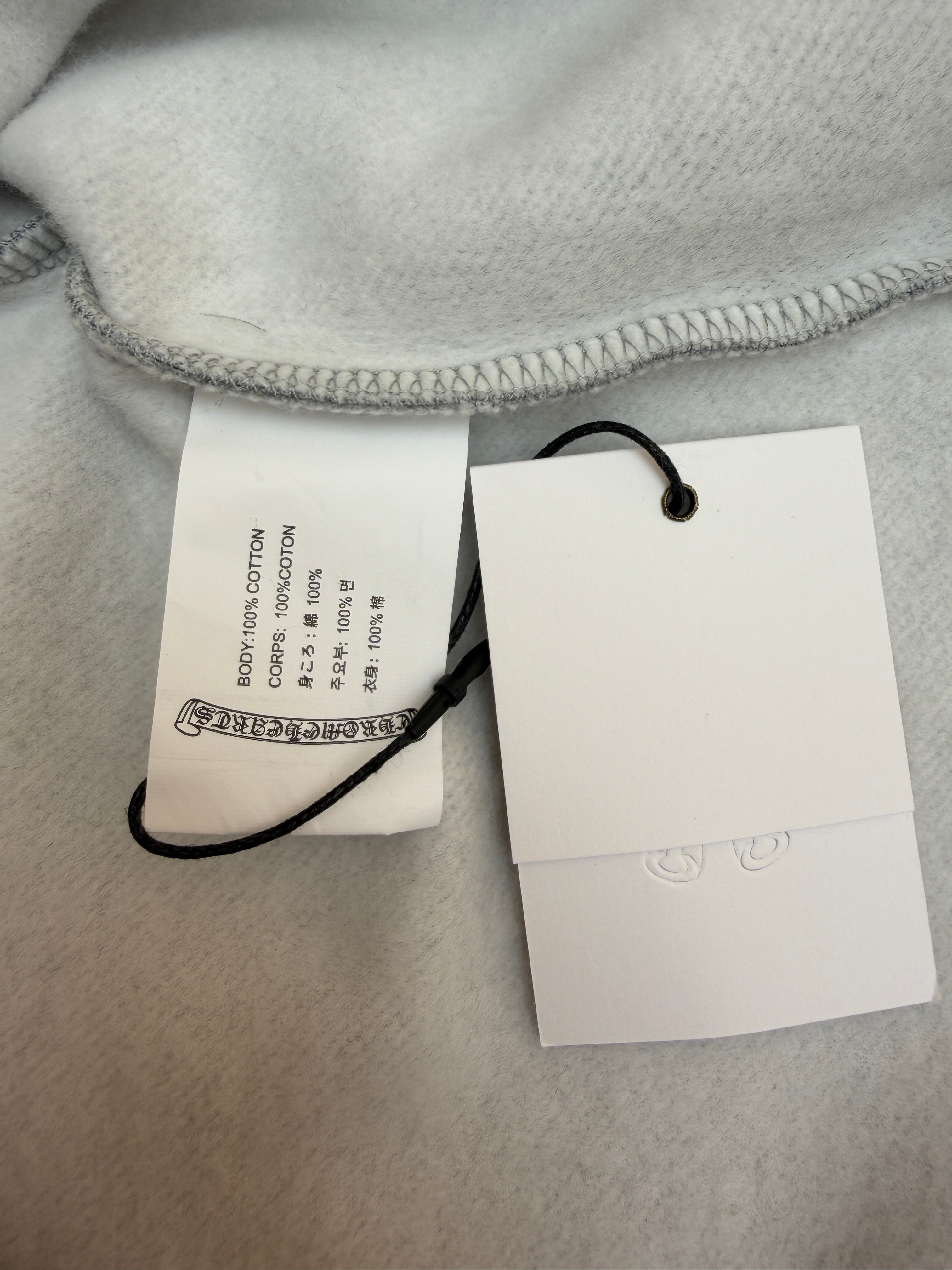 Chrome Hearts Triple Cross CH Logo Embroidered Hoodie