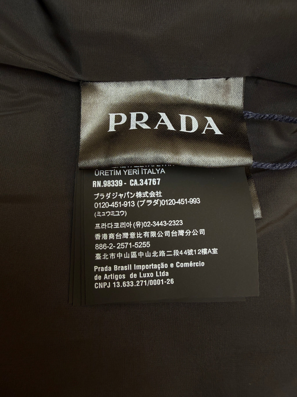 Prada Nappa Leather Shirt