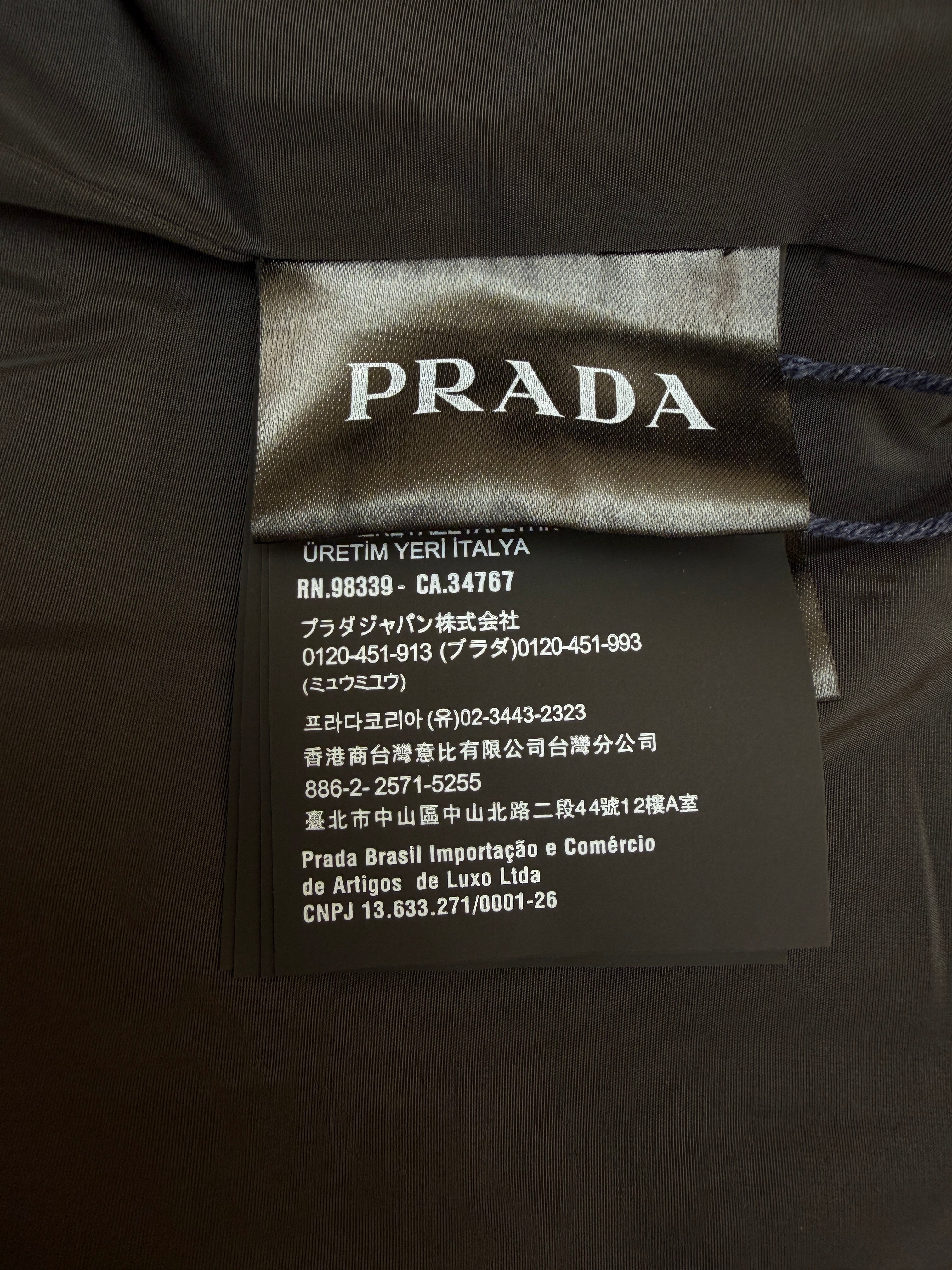 Prada Nappa Leather Shirt