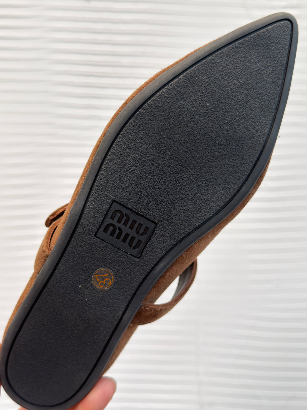 Miu Miu Suede ballerinas