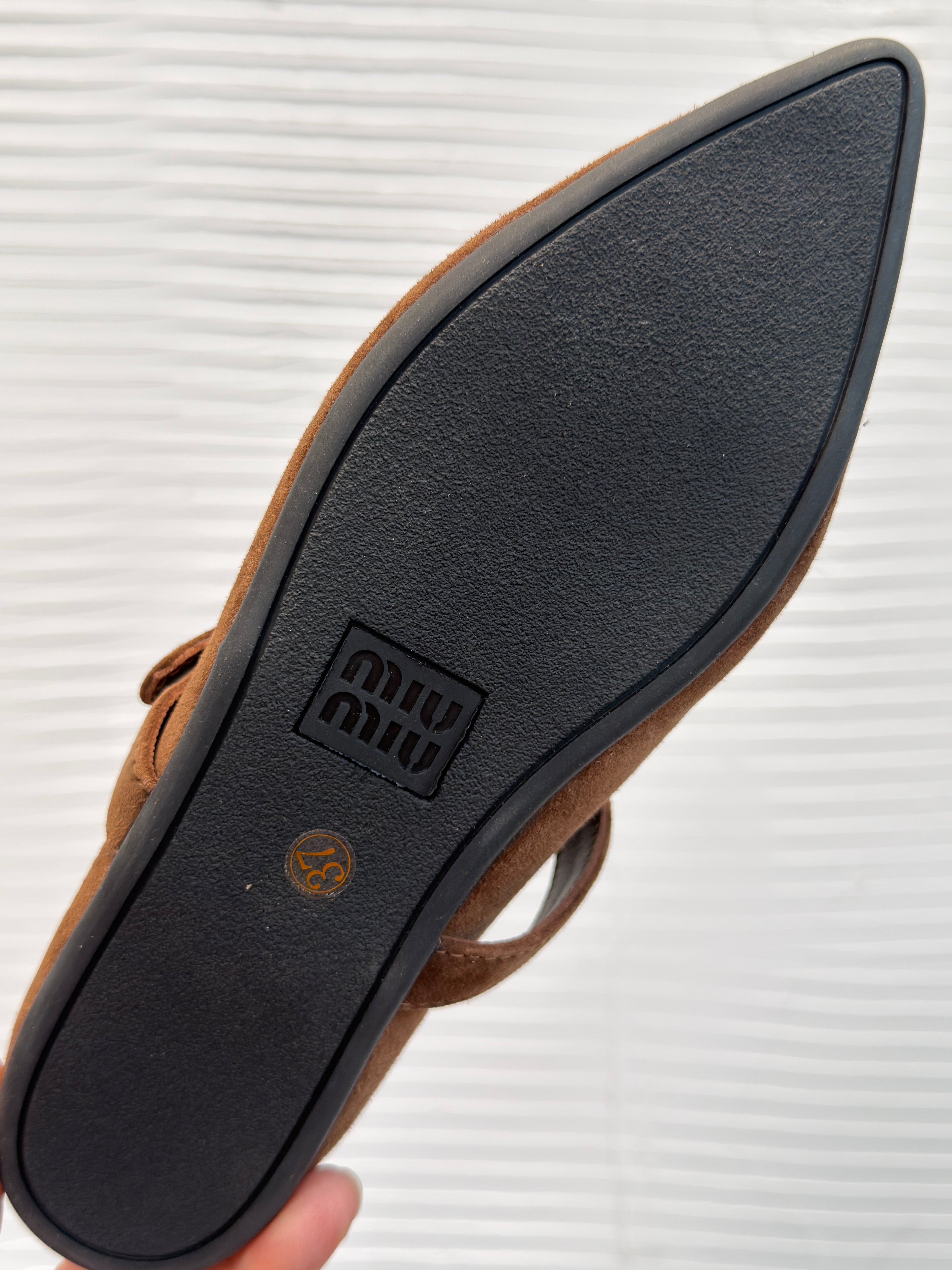 Miu Miu Suede ballerinas