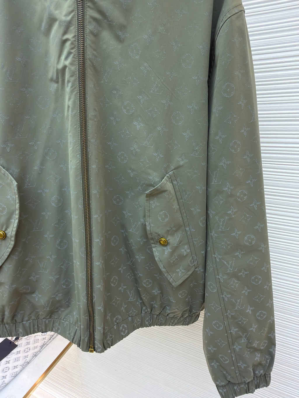 LV 1AKOFQ Reversible Monogram Reflective Windbreaker