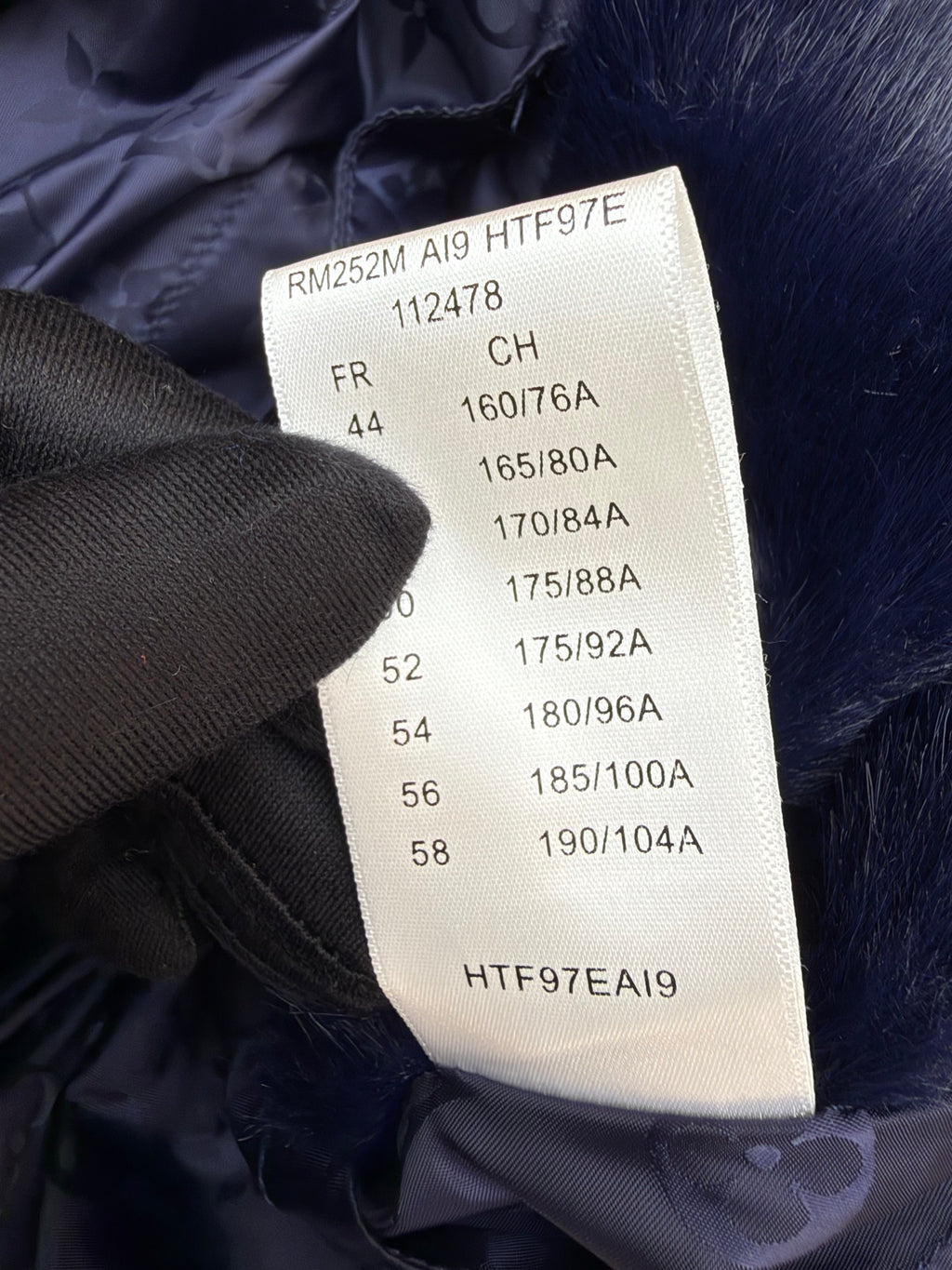 LV 1AIMUG Mink Denim Trucker Jacket
