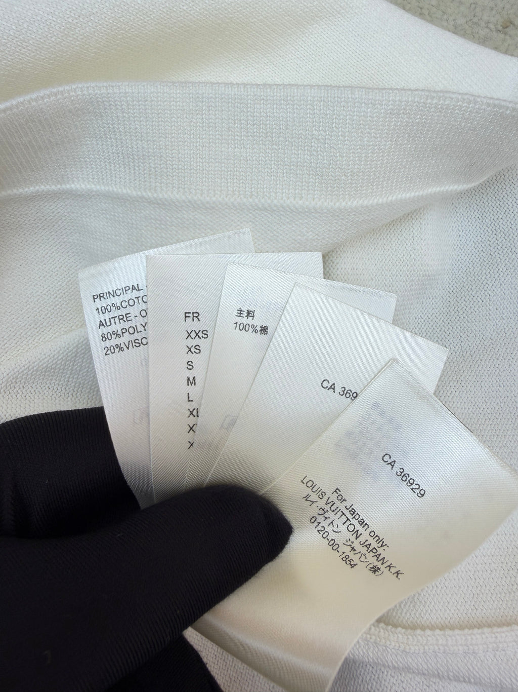 LV 1AK6ZF Short-Sleeved Signature Patch Crewneck