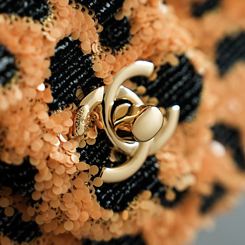 Chanel Small Flap Bag in Seguins AS4561