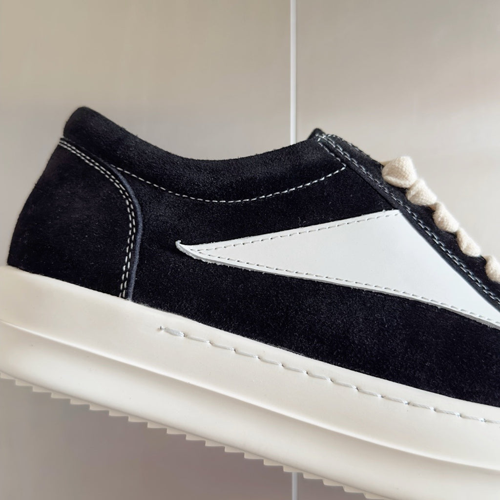 Rick Owens DRKSHDW Temple Vintage Low Sneakers in Calf