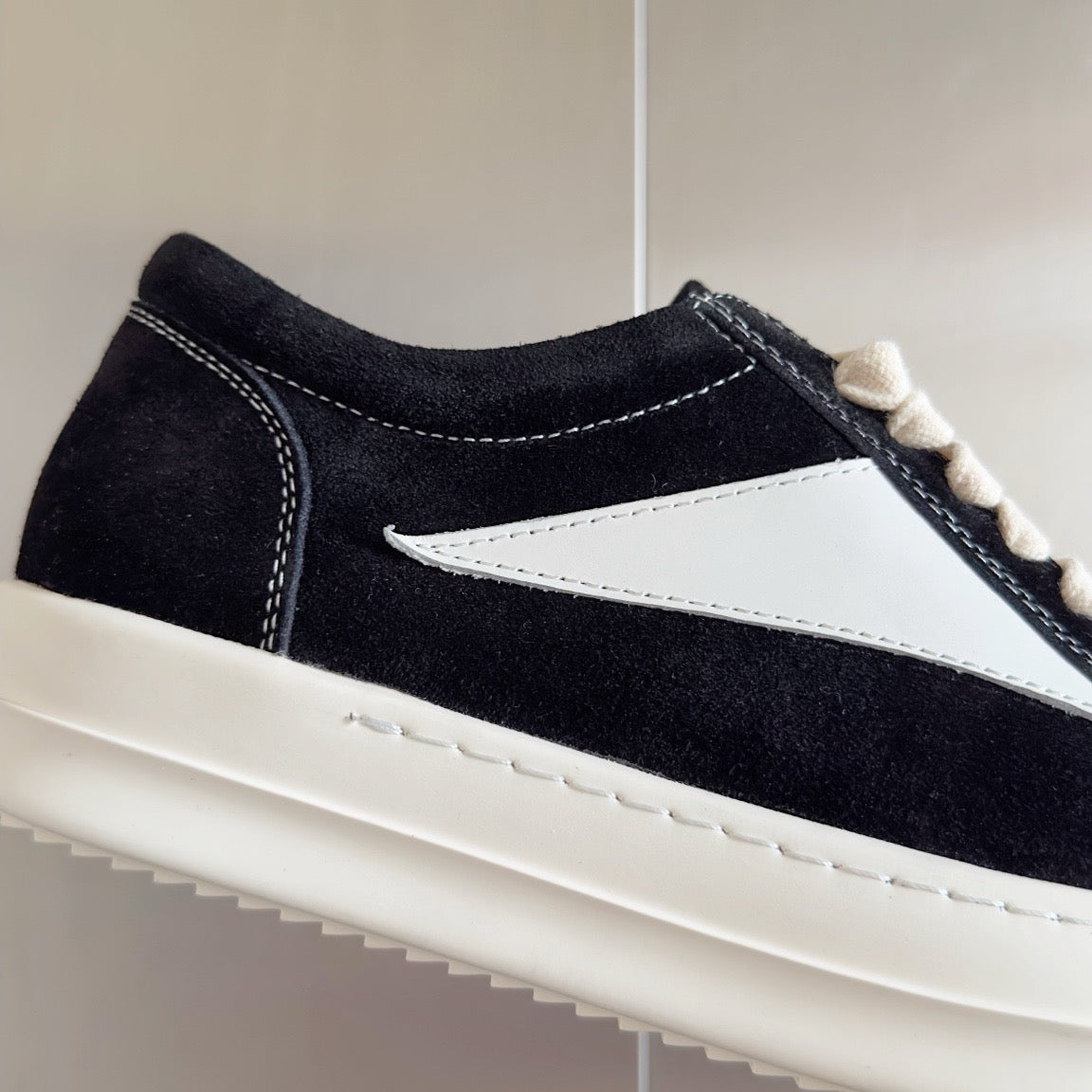 Rick Owens DRKSHDW Temple Vintage Low Sneakers in Calf
