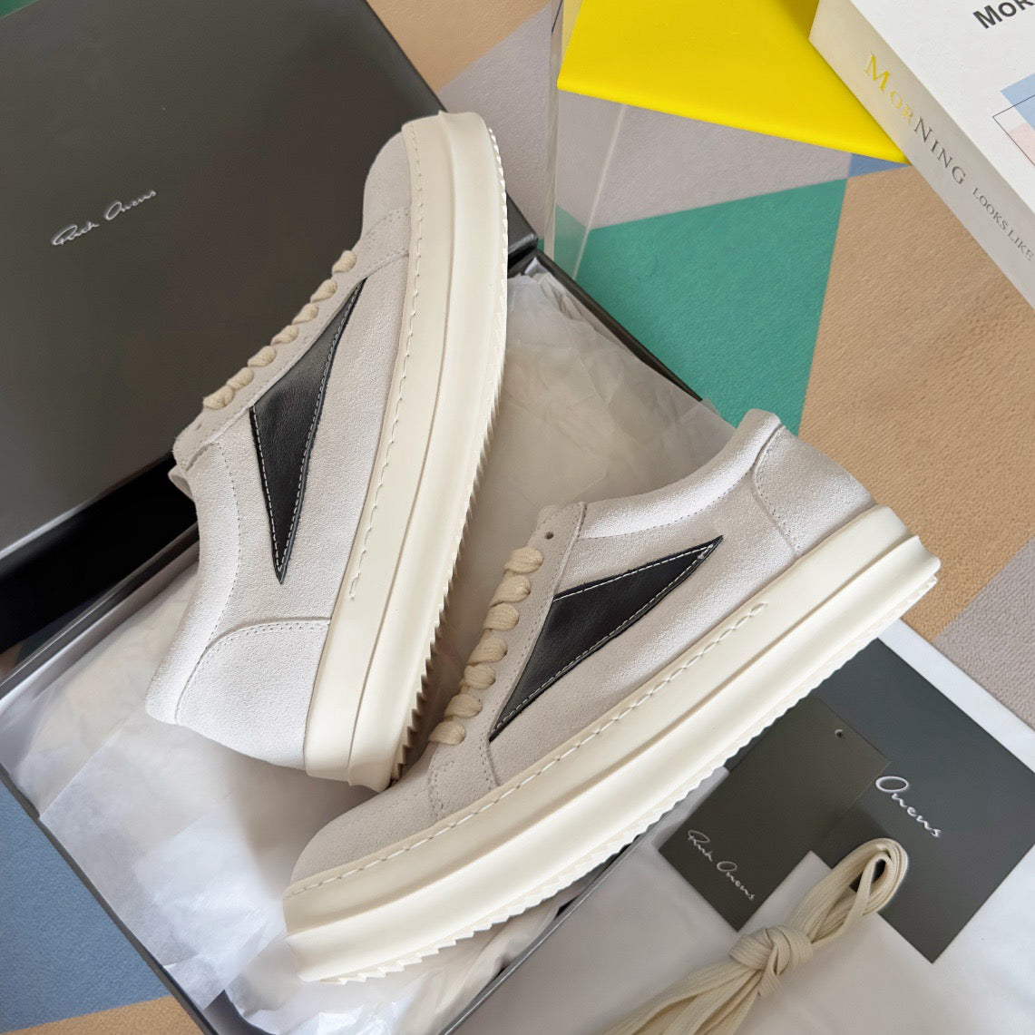 Rick Owens DRKSHDW Temple Vintage Low Sneakers in Calf