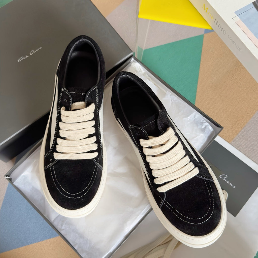 Rick Owens DRKSHDW Temple Vintage Low Sneakers in Canvas