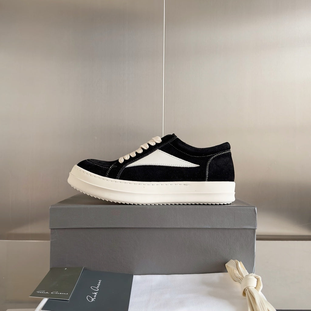 Rick Owens DRKSHDW Temple Vintage Low Sneakers in Canvas