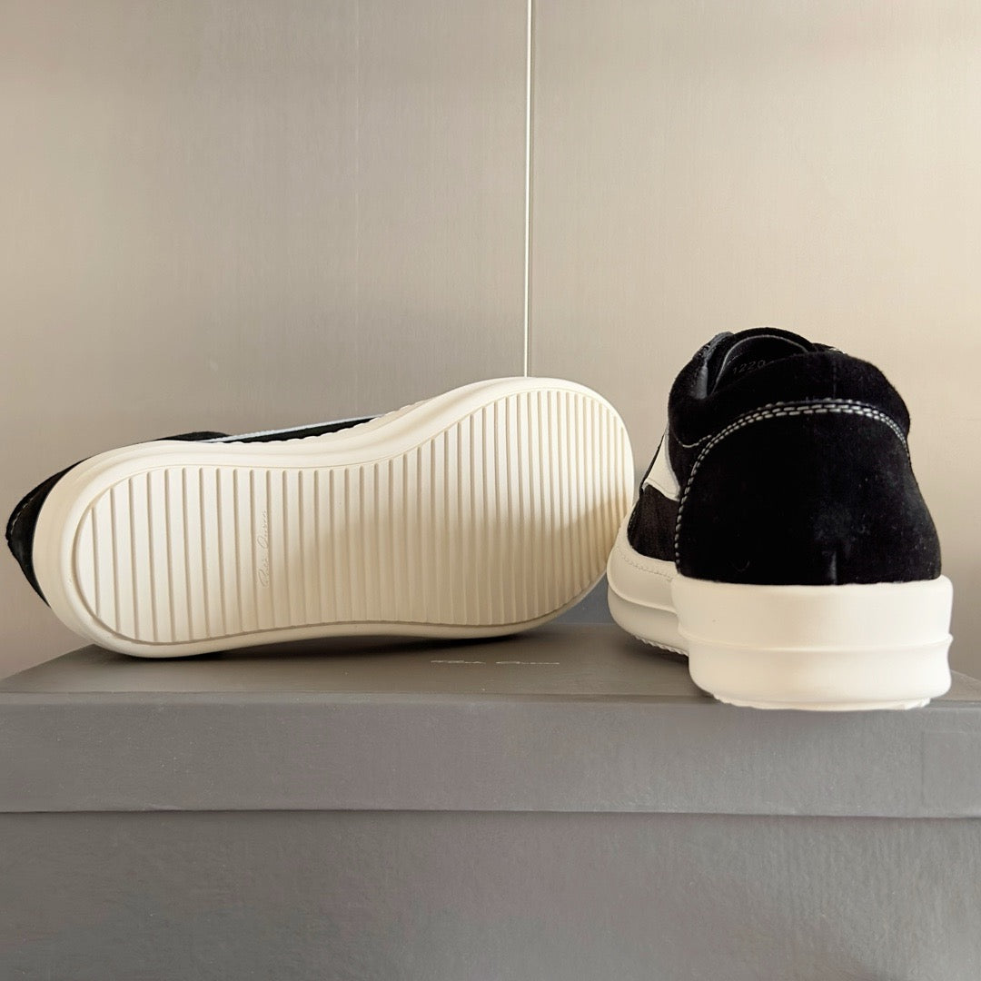 Rick Owens DRKSHDW Temple Vintage Low Sneakers in Canvas