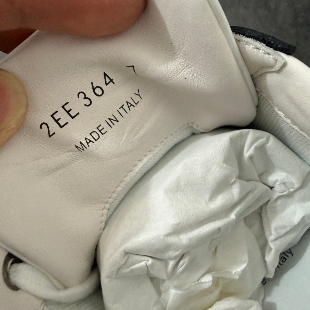 Prada Downtown Leather Low Top Sneakers
