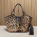 Saint Laurent Le 5 A 7 Bea In Pony Hair Leather Leopard