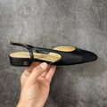 Chanel Slingbacks Flat in Goatskin