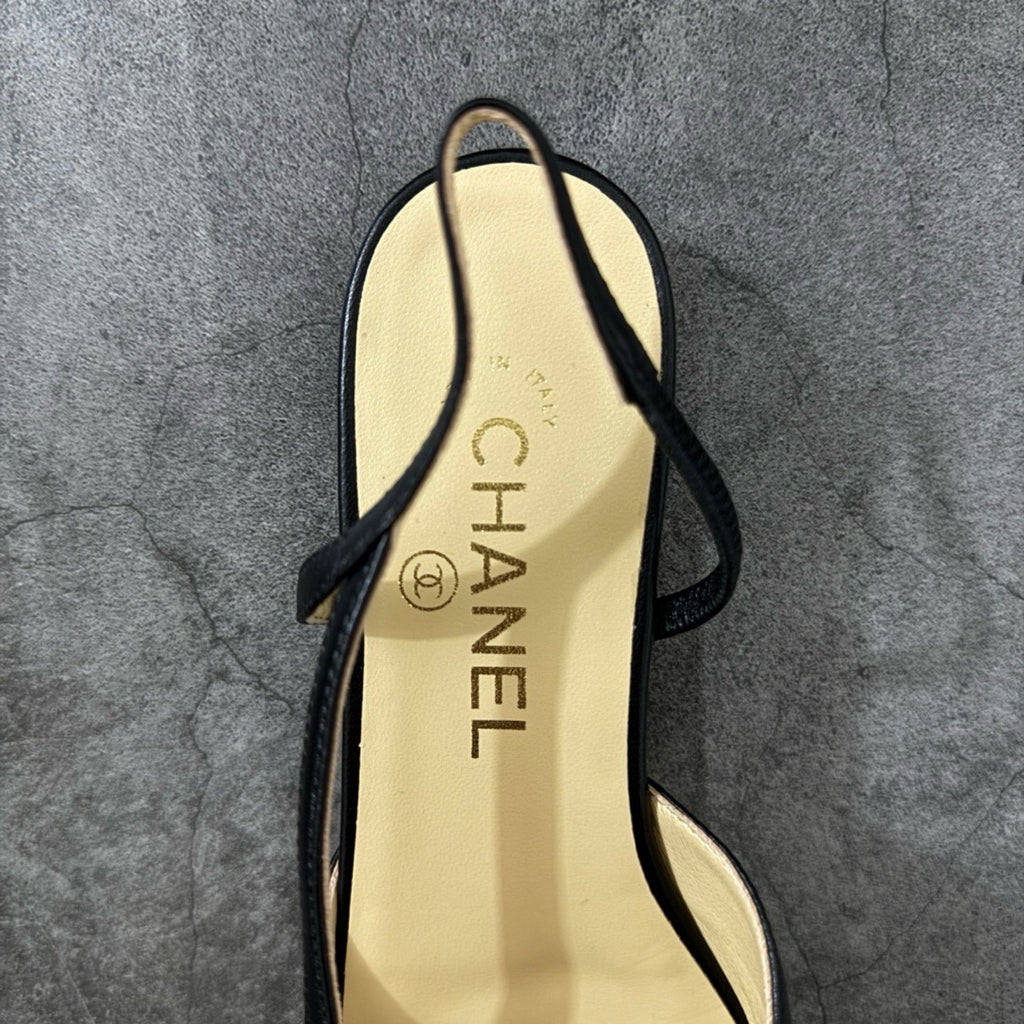 Chanel Slingbacks Flat in Goatskin