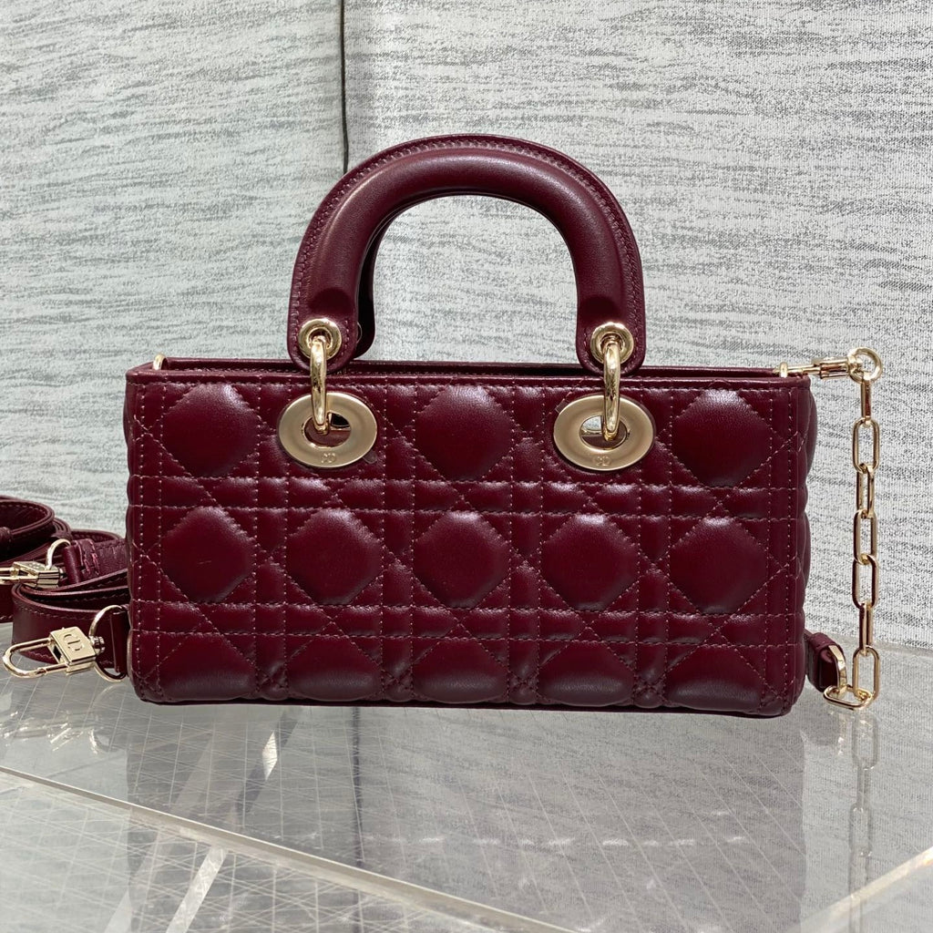 Dior Small Lady D-Joy Bag in Latte Cannage Lambskin