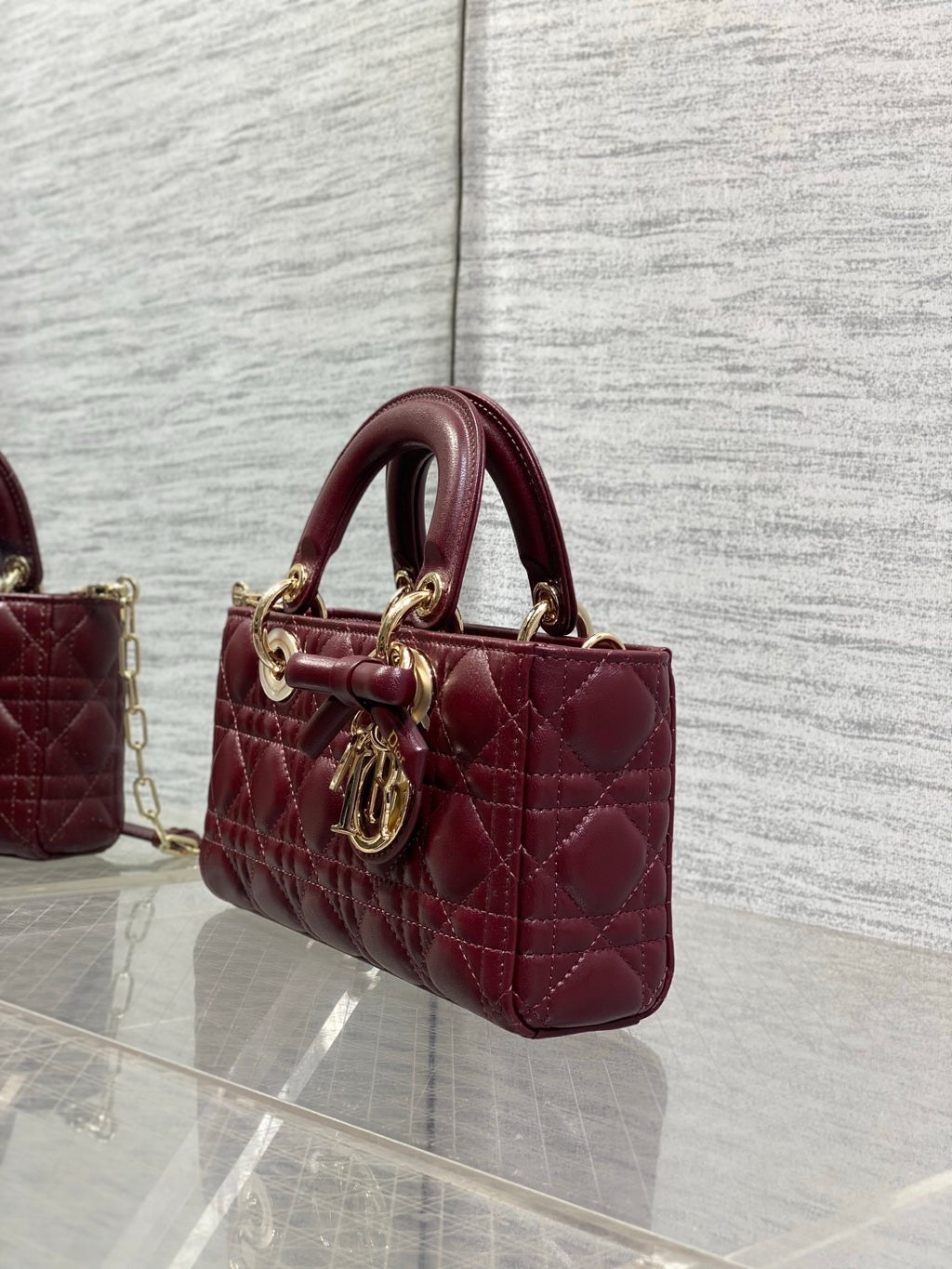 Dior Small Lady D-Joy Bag in Latte Cannage Lambskin