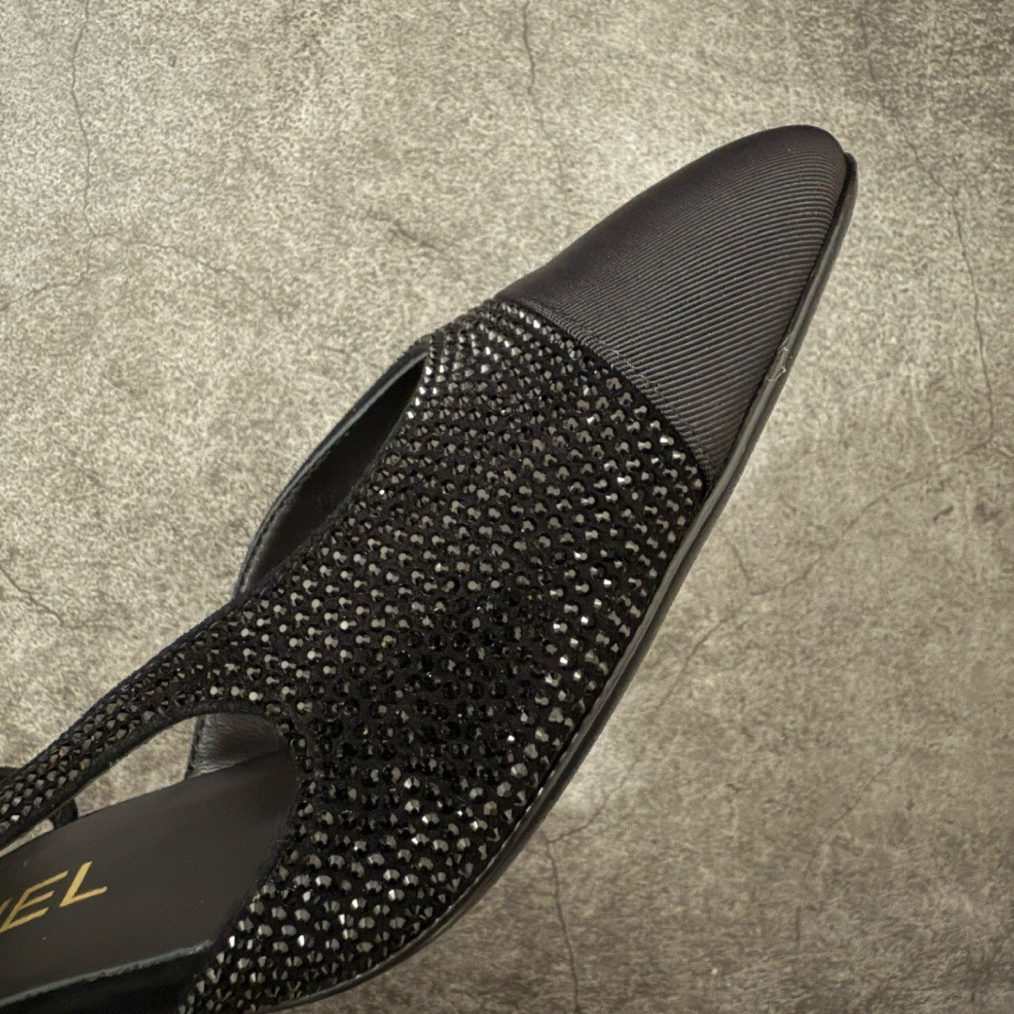 Chanel Slingbacks in Strass