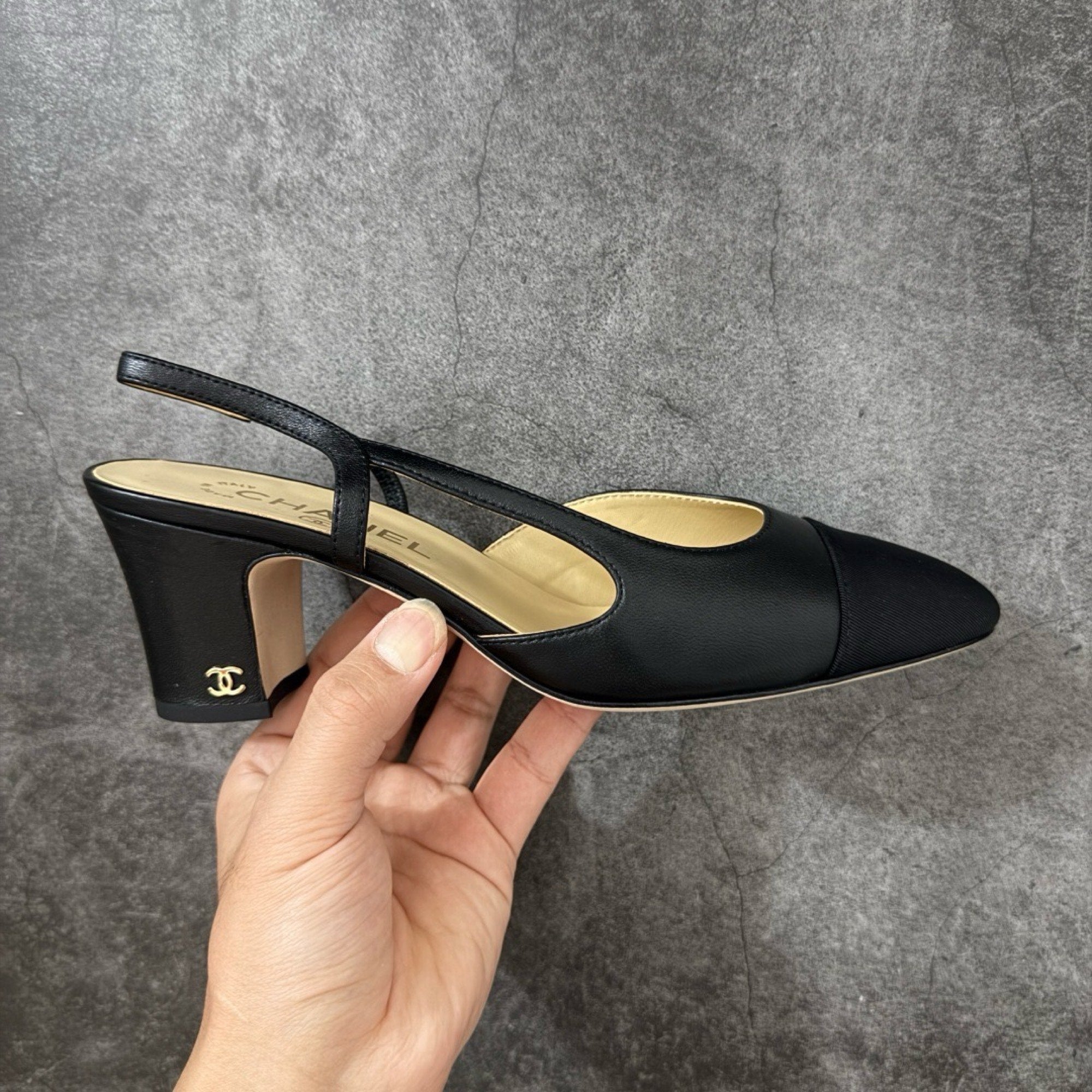 Chanel Slingbacks in Goatskin