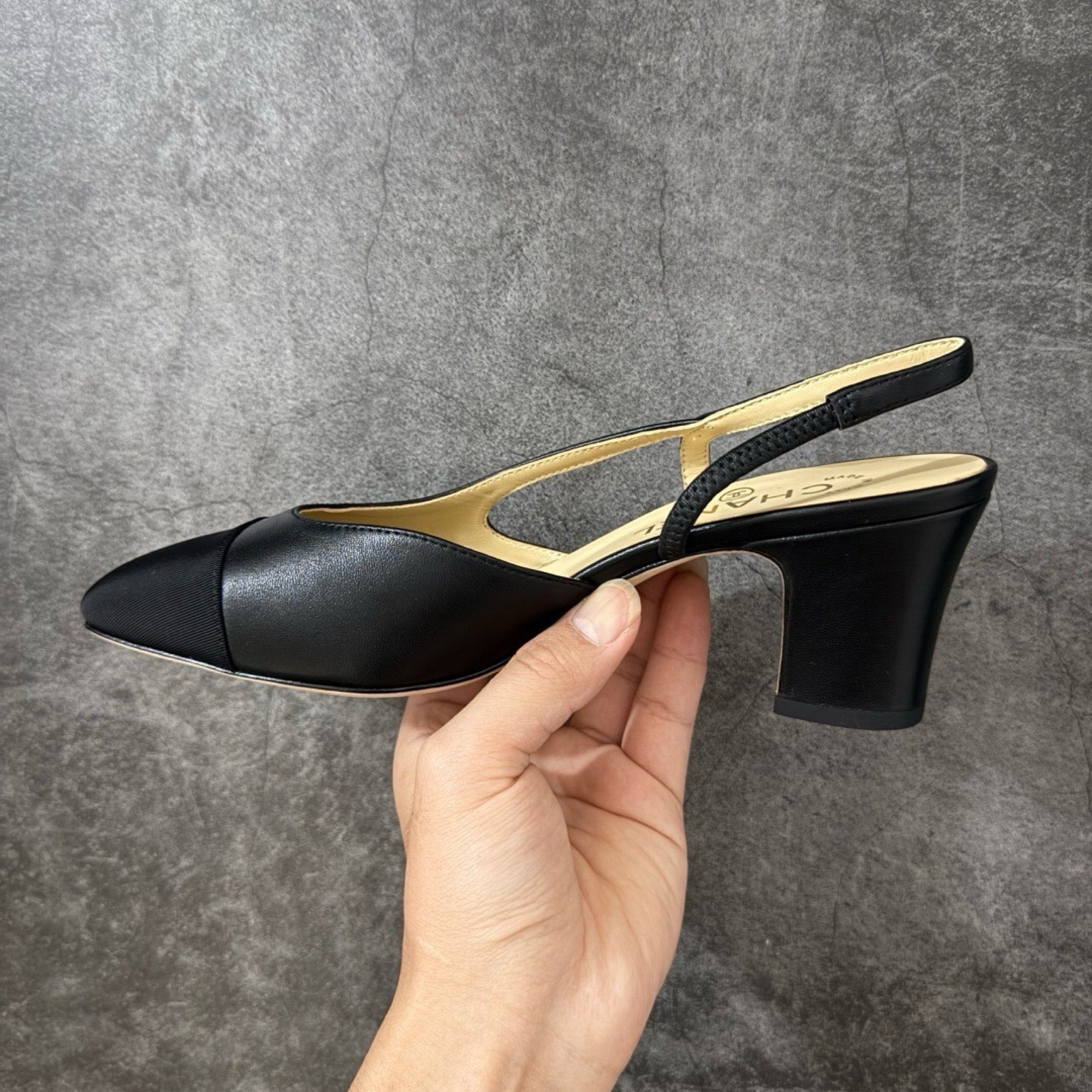 Chanel Slingbacks in Goatskin