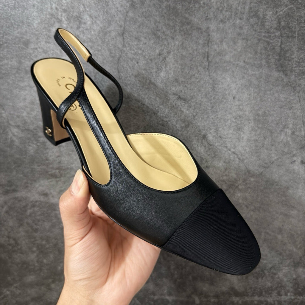 Chanel Slingbacks in Goatskin