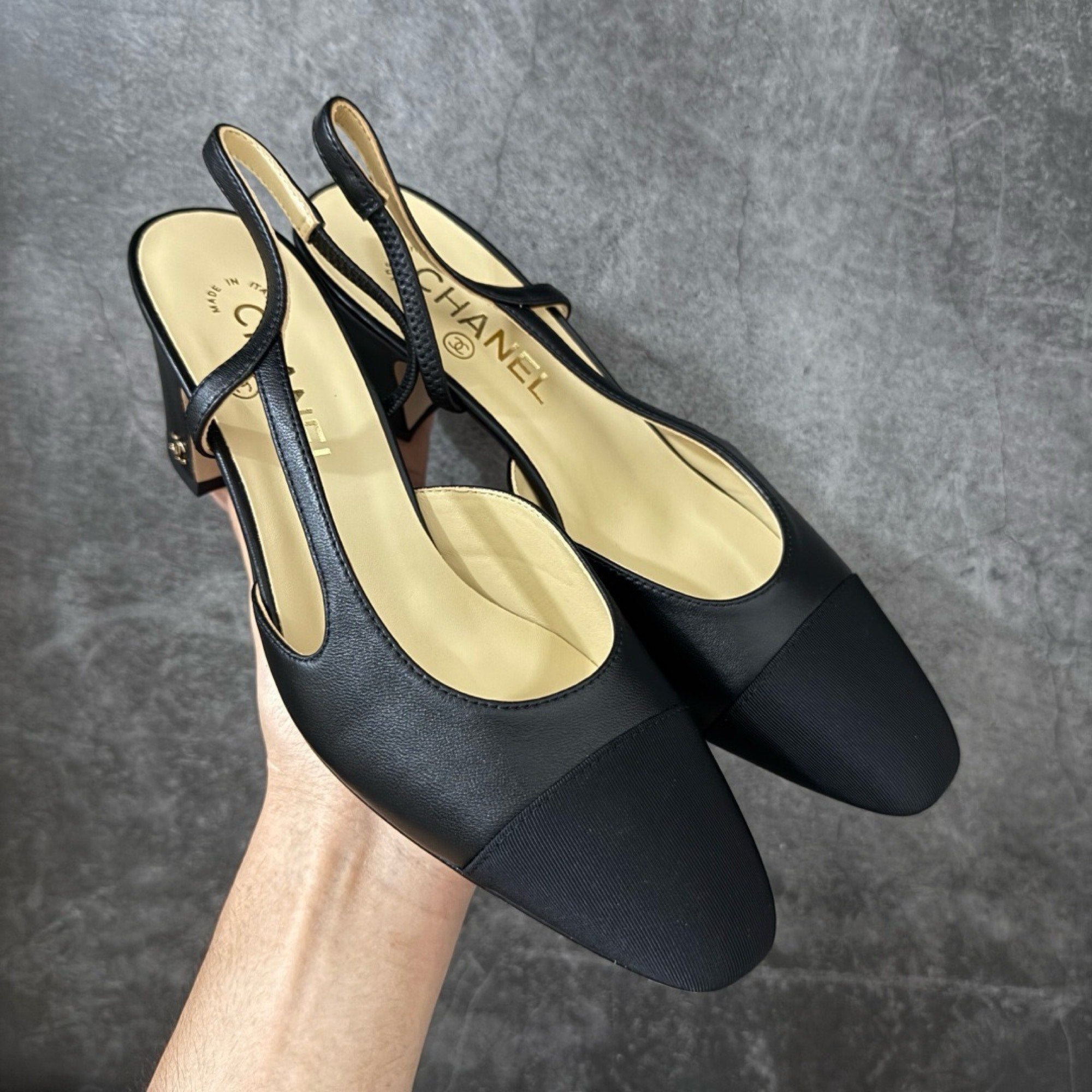 Chanel Slingbacks in Goatskin