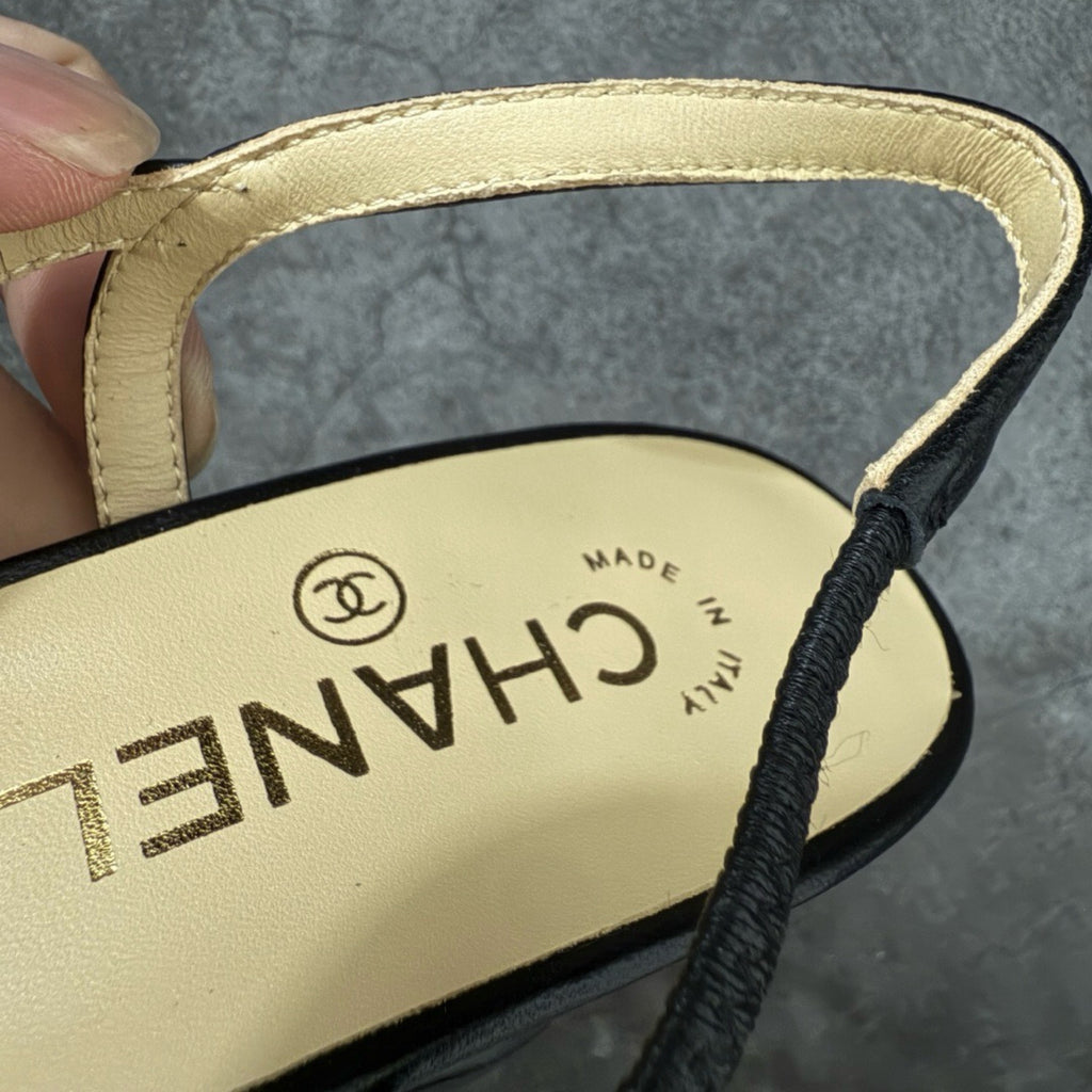 Chanel Slingbacks in Goatskin