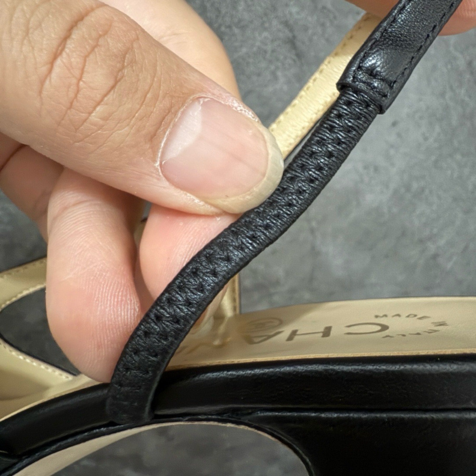 Chanel Slingbacks in Goatskin