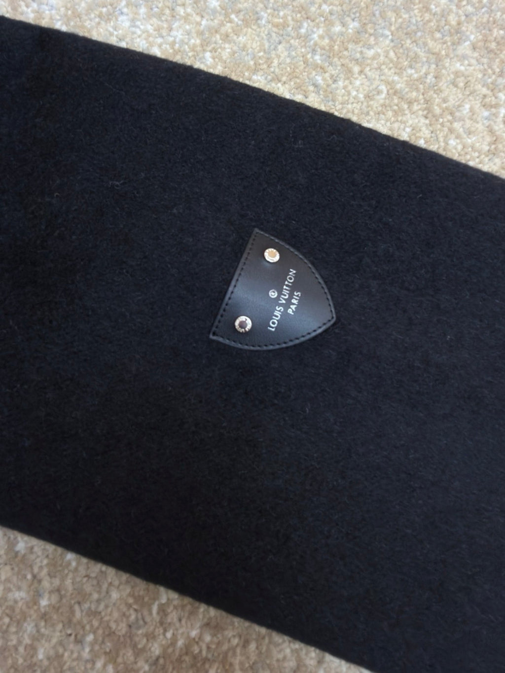 LV 1A4PEA Wrap Trench Coat in Wool