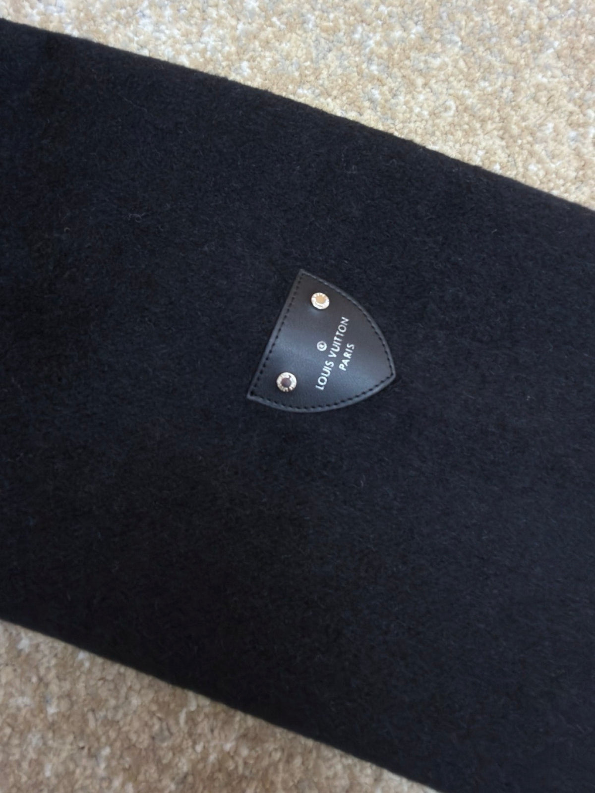 LV 1A4PEA Wrap Trench Coat in Wool