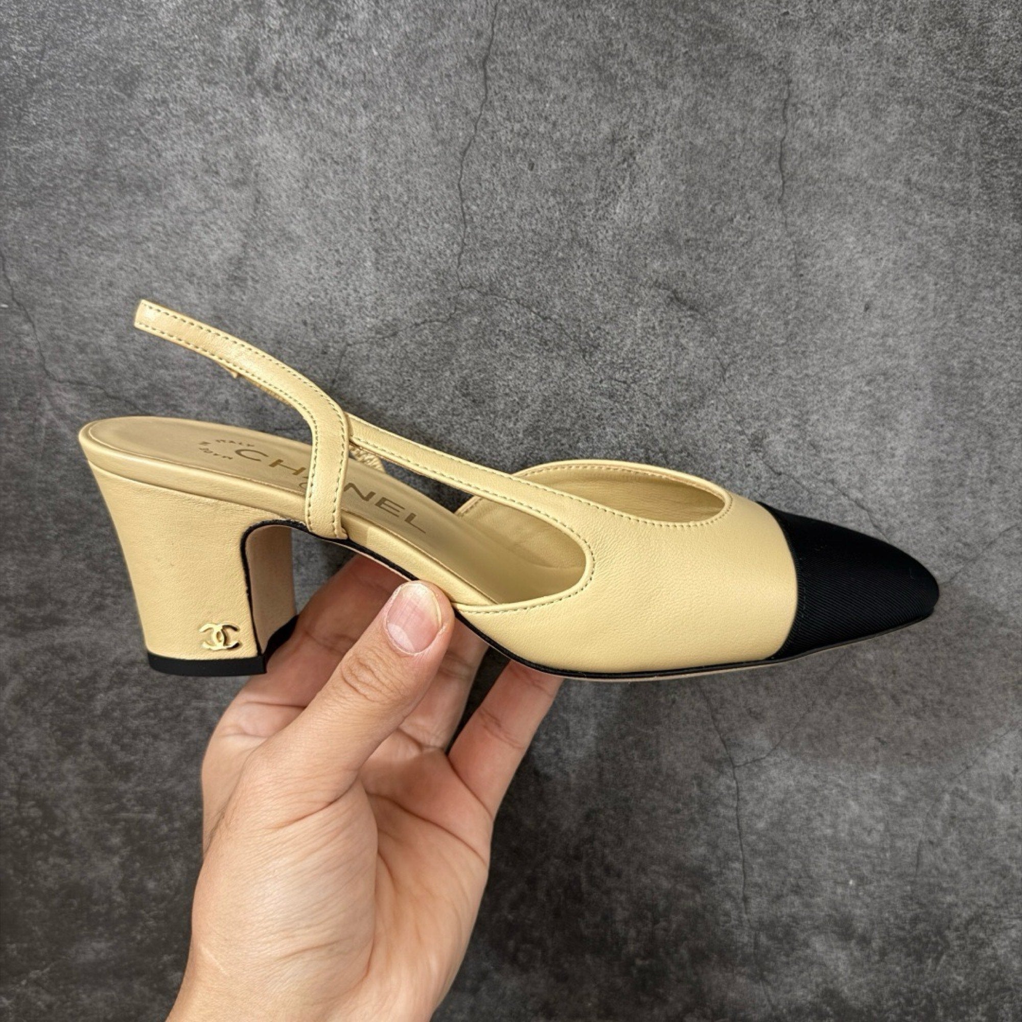 Chanel Slingbacks in Goatskin