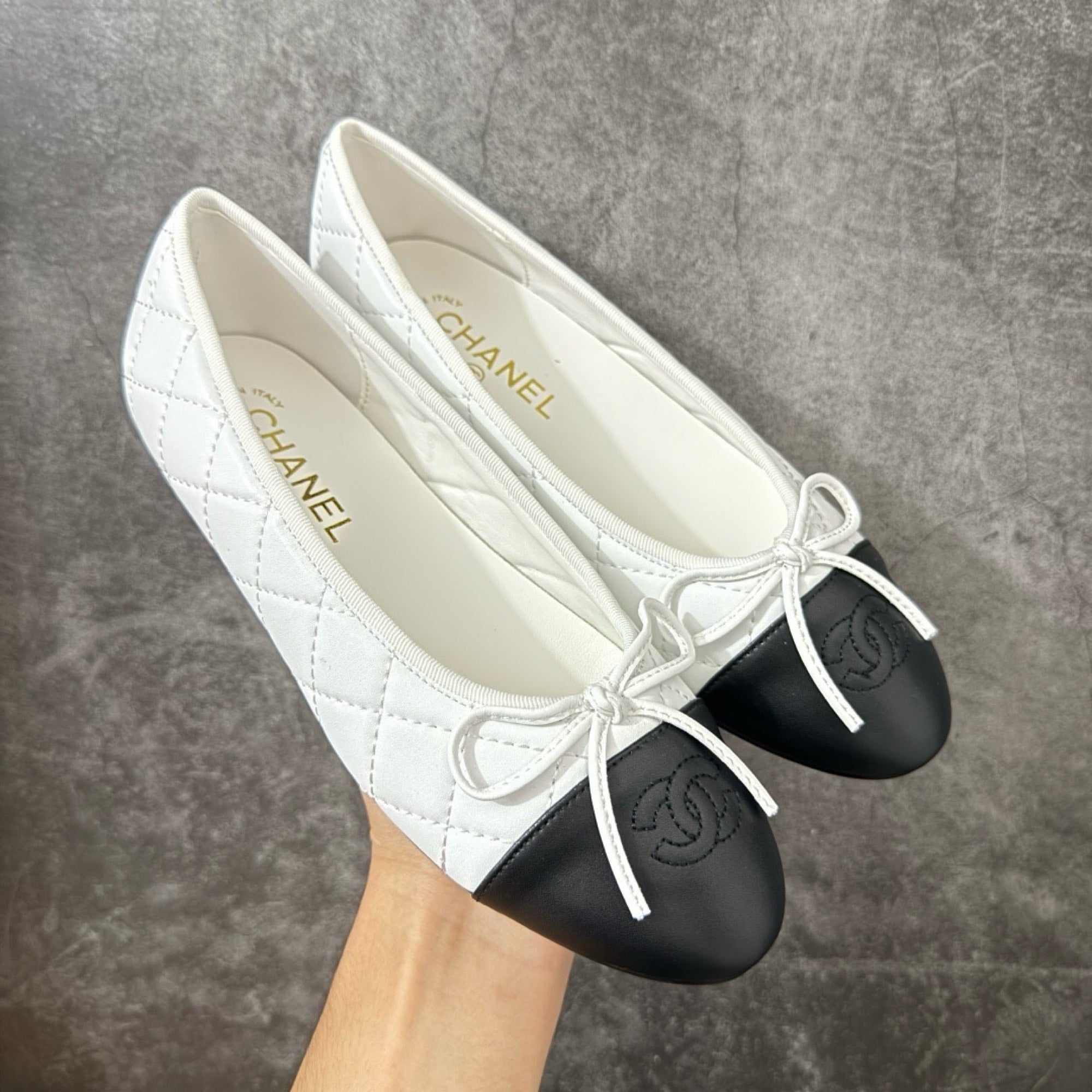 Chanel Classic Ballet Flats In Quilted Leather