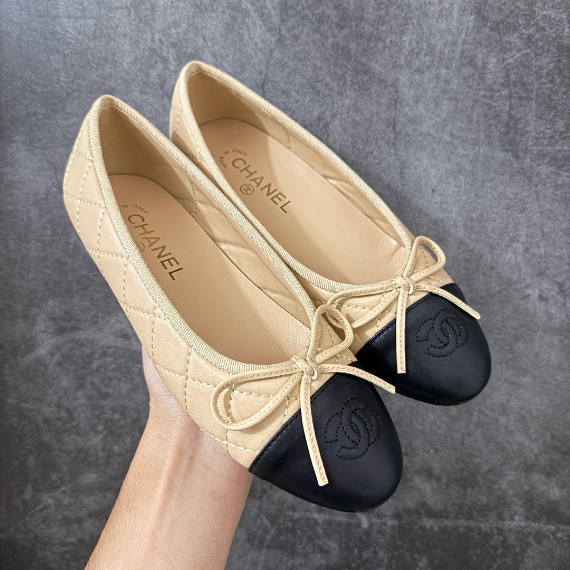 Chanel Classic Ballet Flats In Quilted Leather