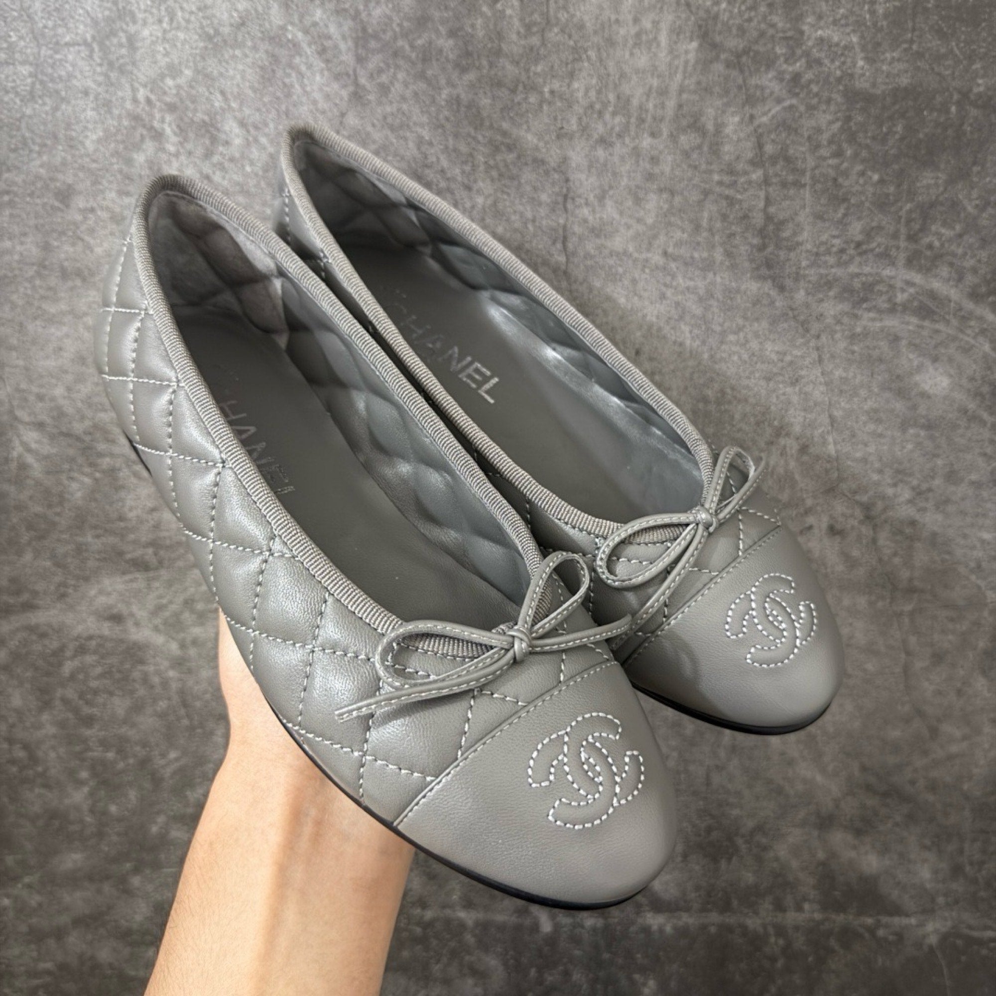 Chanel Classic Ballet Flats In Quilted Leather