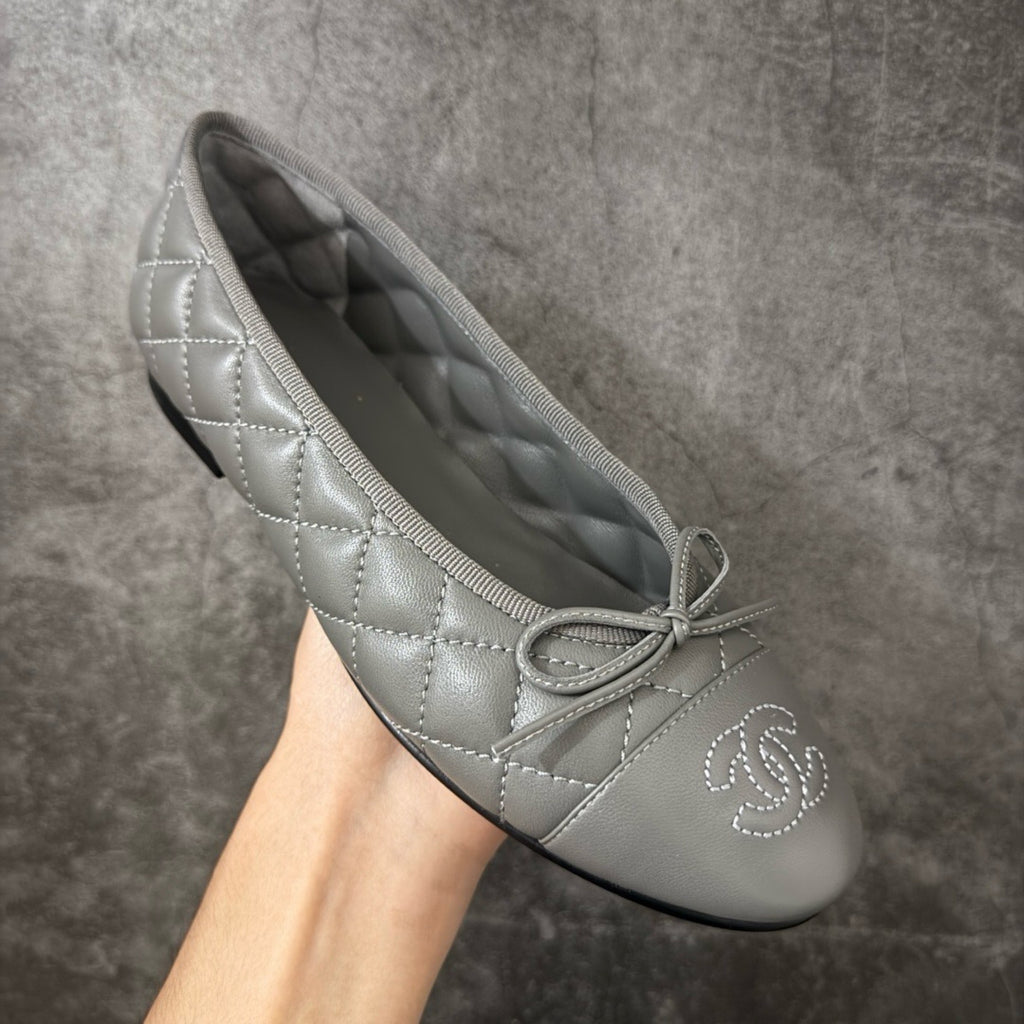 Chanel Classic Ballet Flats In Quilted Leather