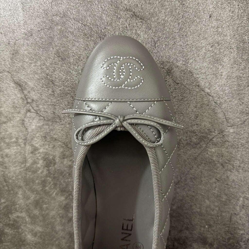 Chanel Classic Ballet Flats In Quilted Leather