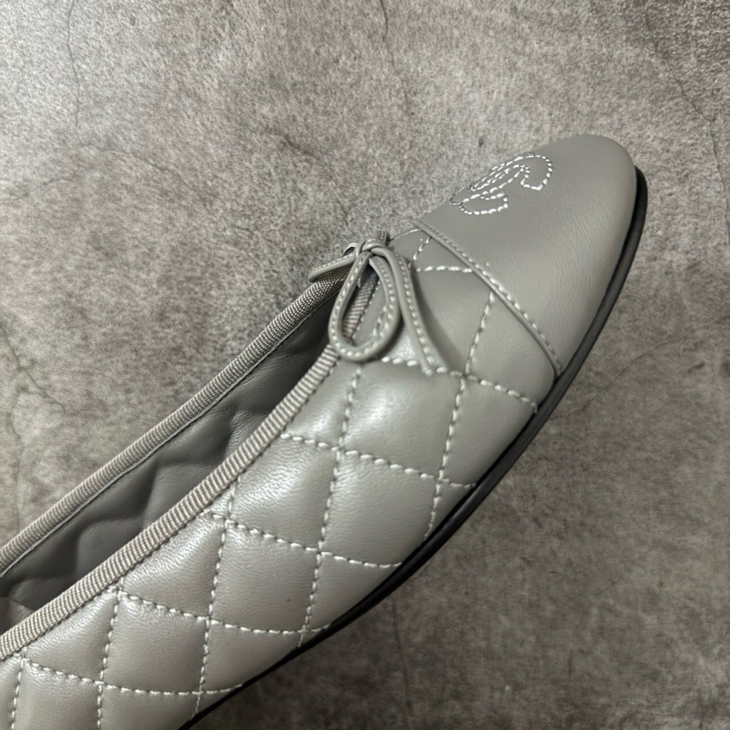 Chanel Classic Ballet Flats In Quilted Leather