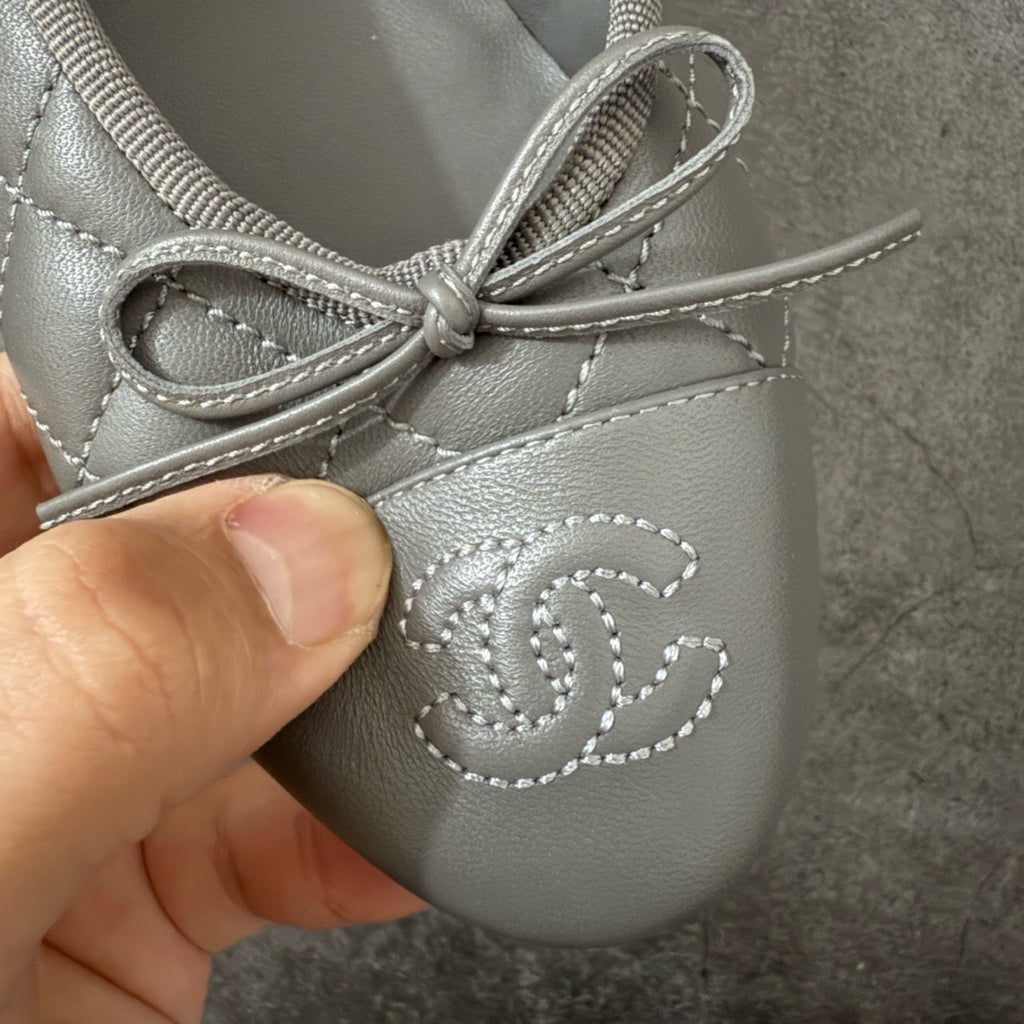 Chanel Classic Ballet Flats In Quilted Leather