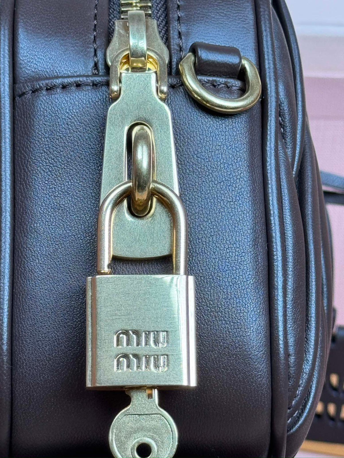 Miu Miu Small Arcadie Matelassé Nappa Leather Bag