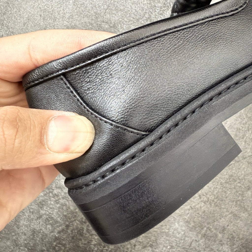Chanel CC Logo Loafer In Leather