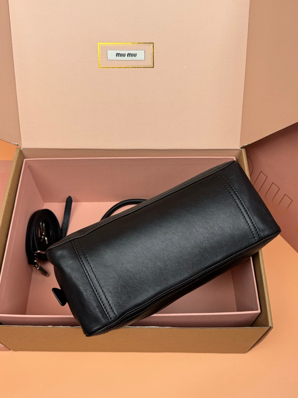 Miu Miu Small Vivant Nappa Leather Bag