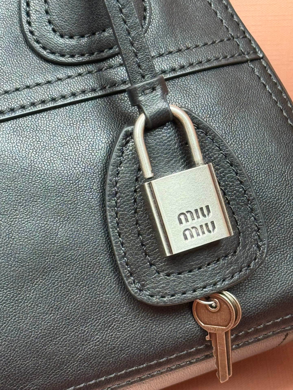 Miu Miu Small Vivant Nappa Leather Bag