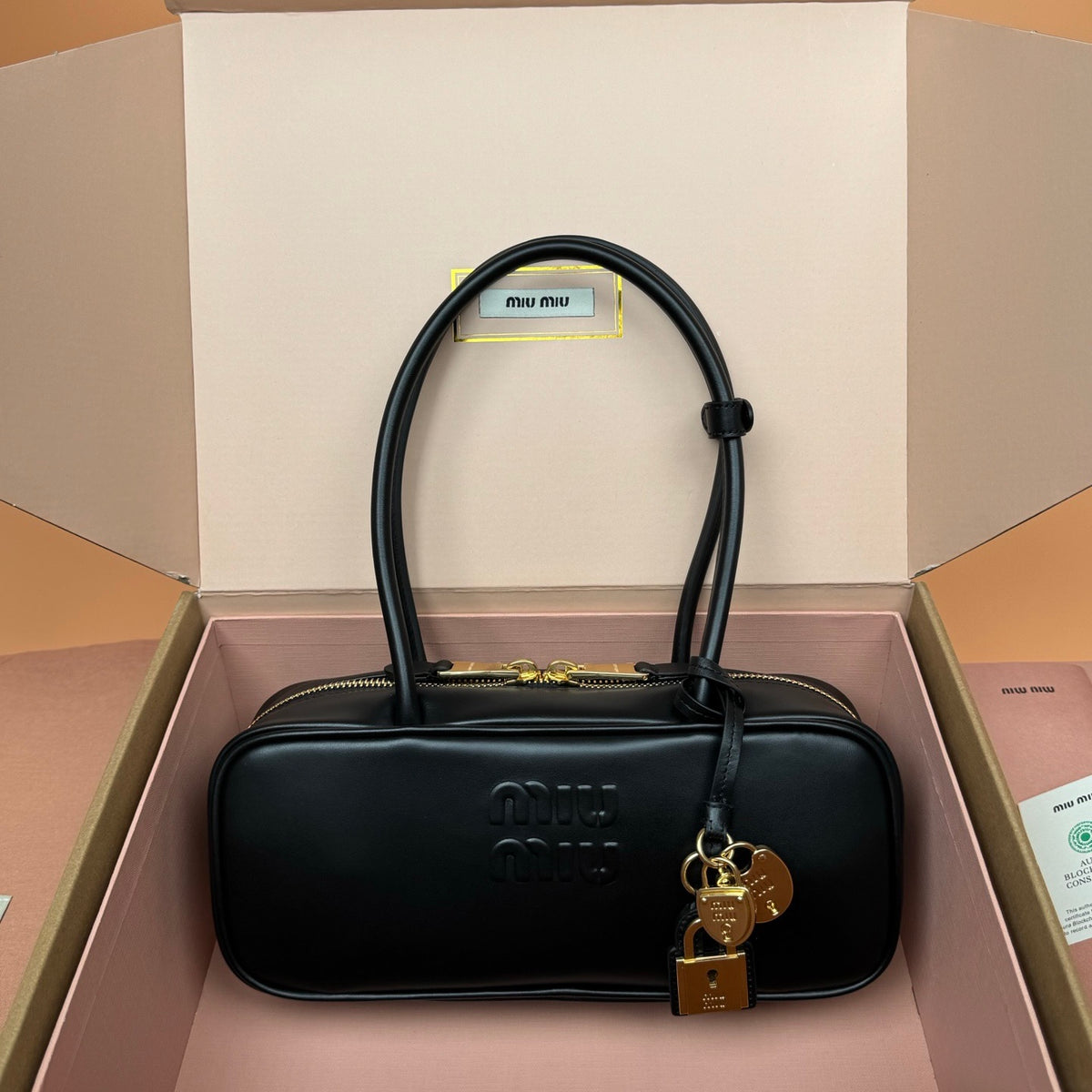 Miu Miu Small Beau Leather Bag