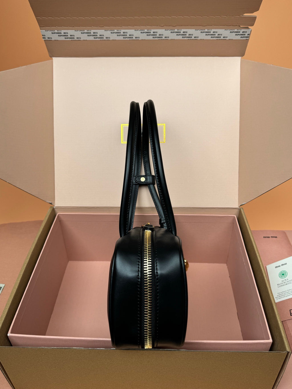 Miu Miu Small Beau Leather Bag
