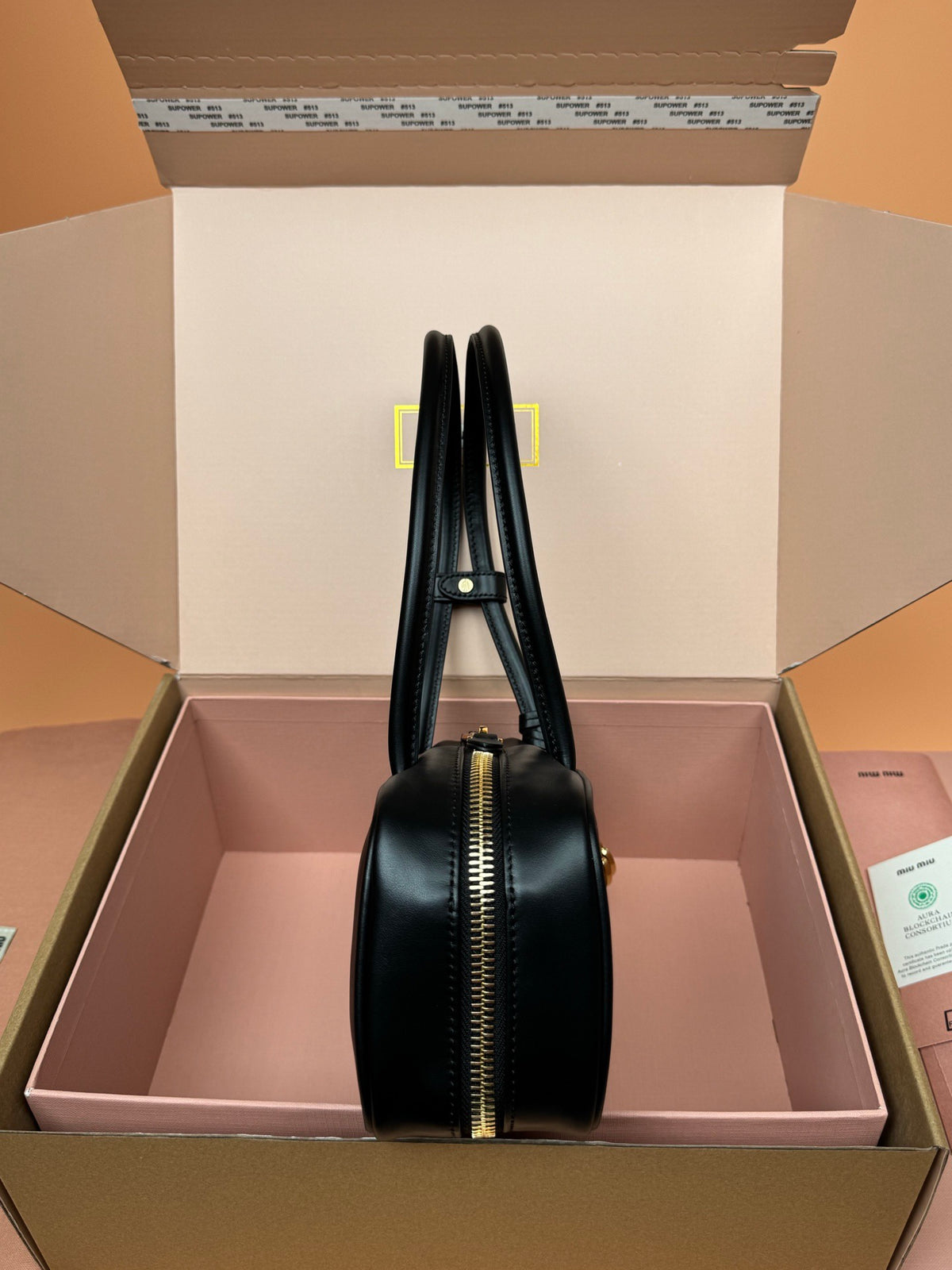 Miu Miu Small Beau Leather Bag