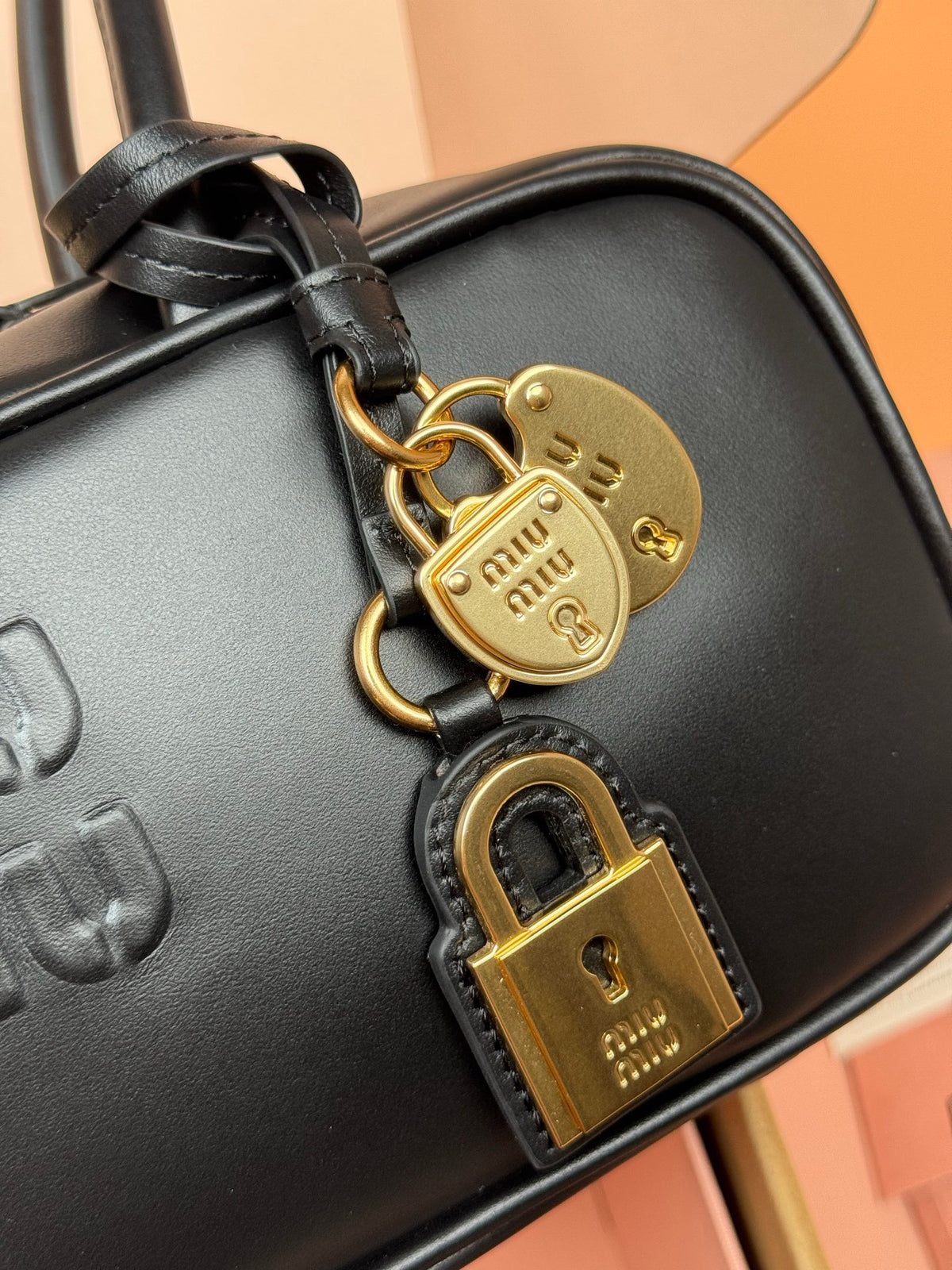 Miu Miu Small Beau Leather Bag