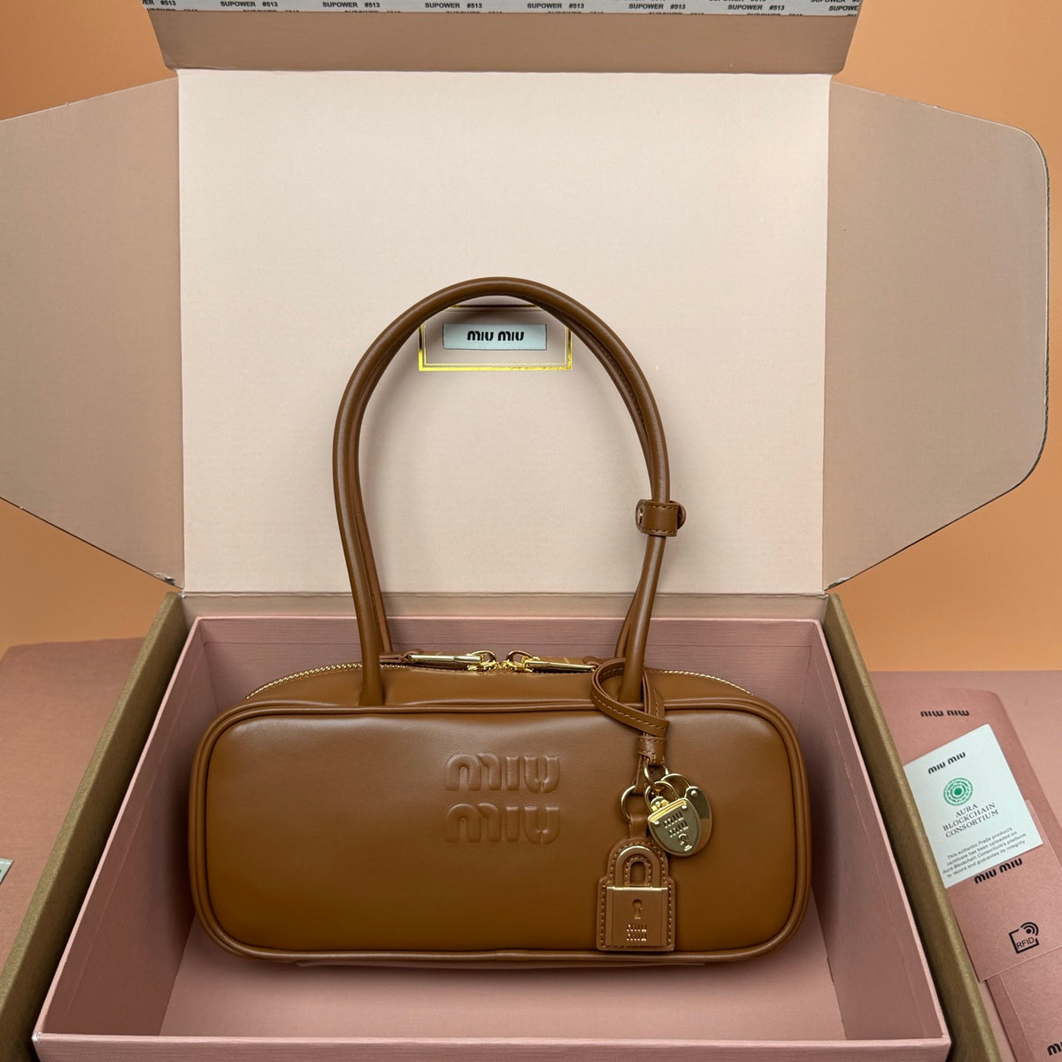 Miu Miu Small Beau Leather Bag