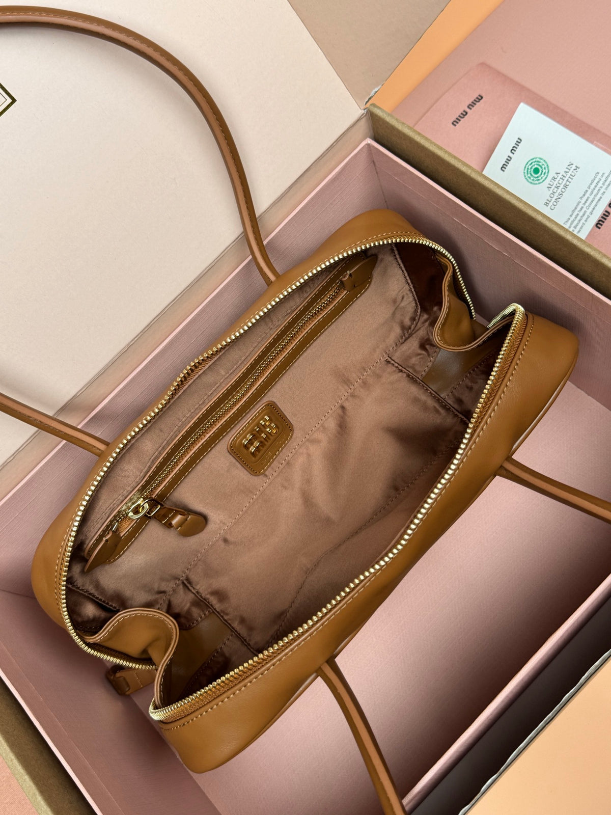 Miu Miu Small Beau Leather Bag