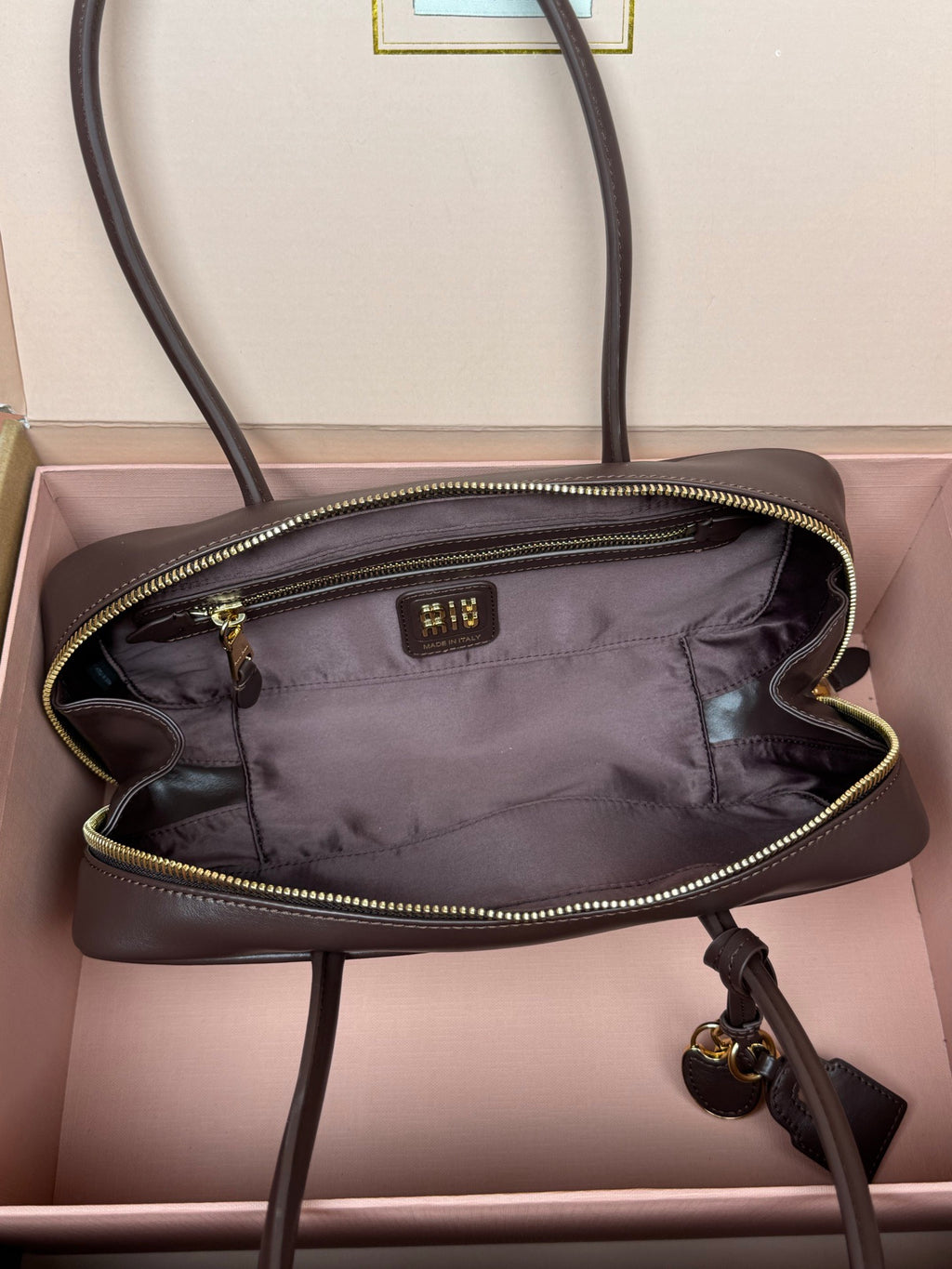 Miu Miu Small Beau Leather Bag