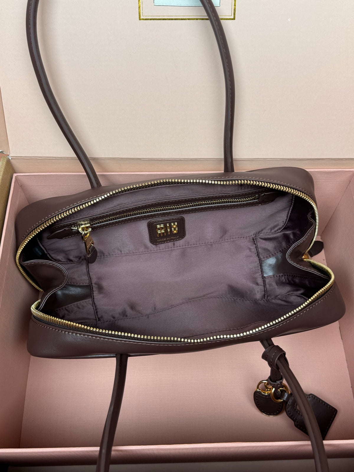 Miu Miu Small Beau Leather Bag